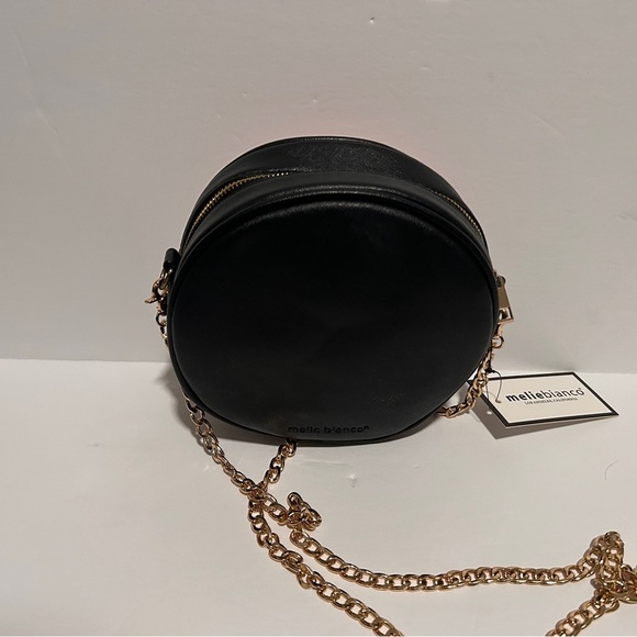 Melie Bianco Vegan Leather Red Stop Sign Crossbody Bag - Picture 5 of 12